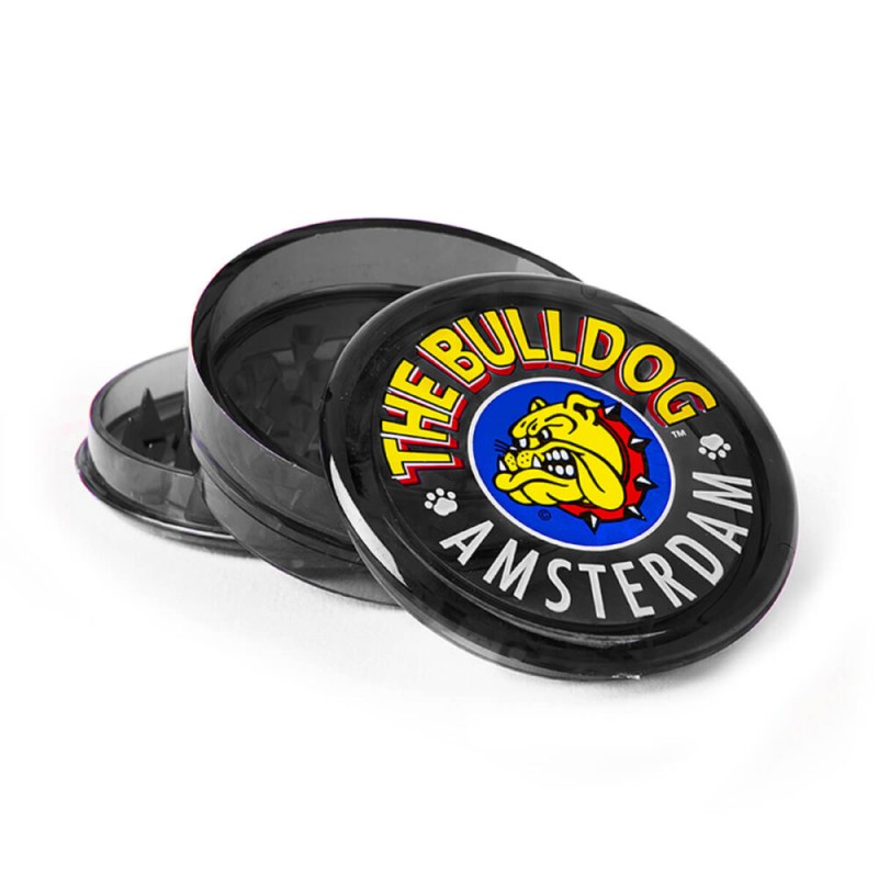 The Bulldog Grinder de Plástico Negro