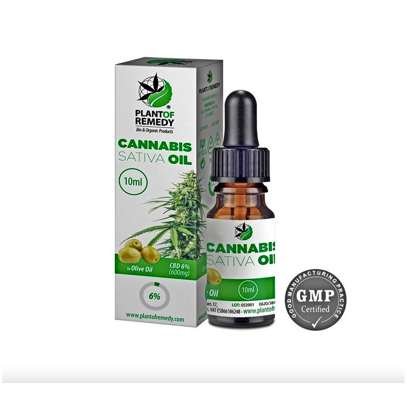 Plant of Remedy Aceite de Oliva 6% CBD (10ml)