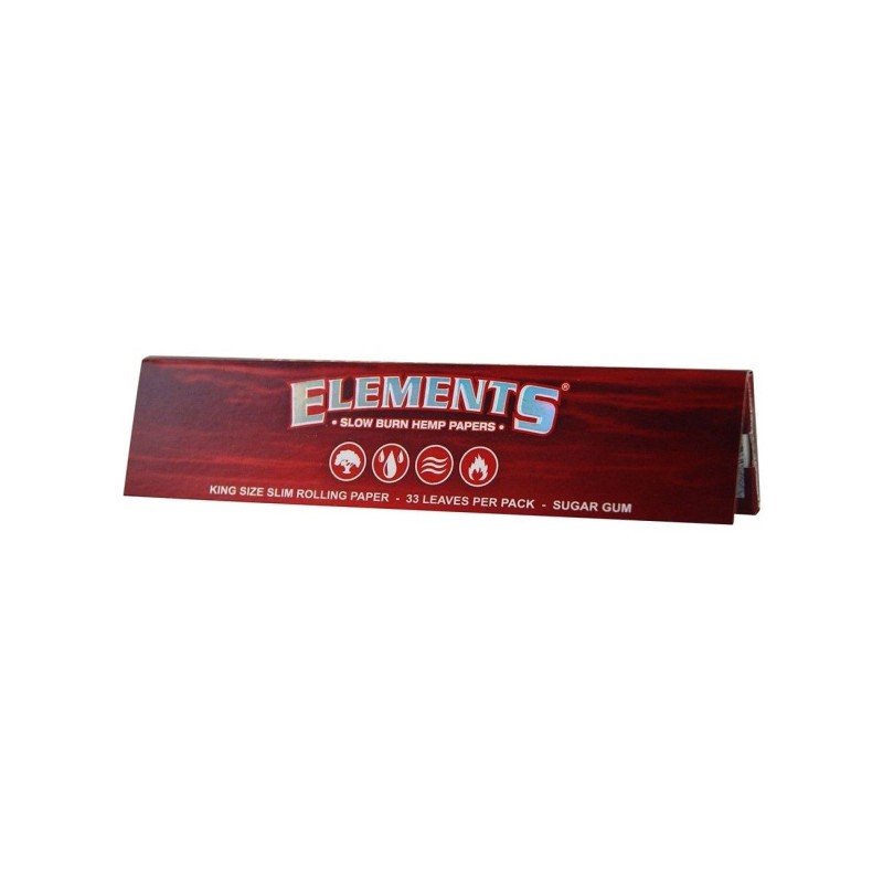 Elements Papel King Size Rojo