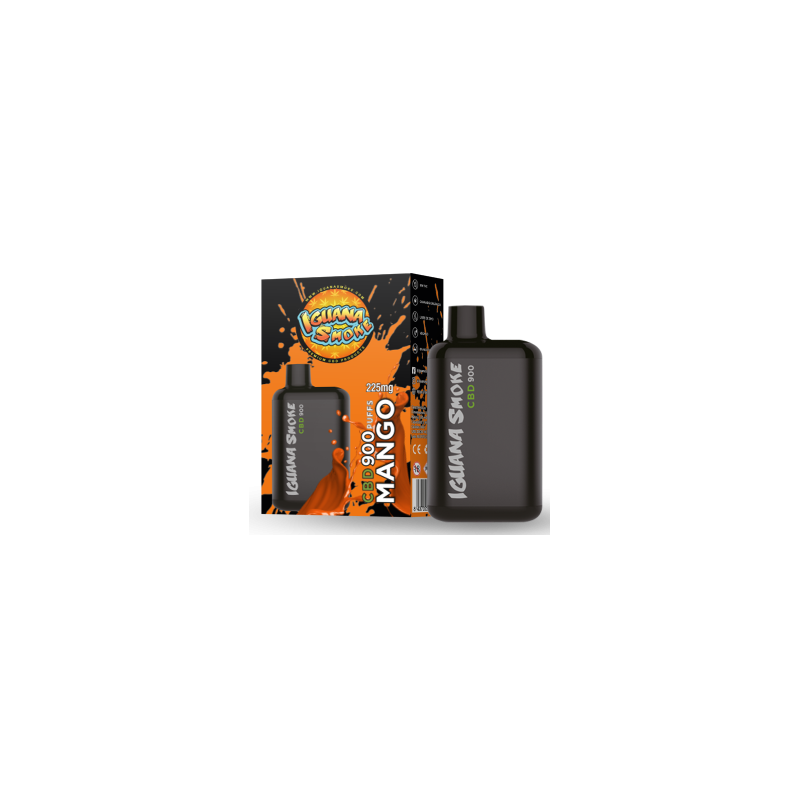 Iguana Smoke Vaper de CBD 'Mango' 225mg 900 caladas