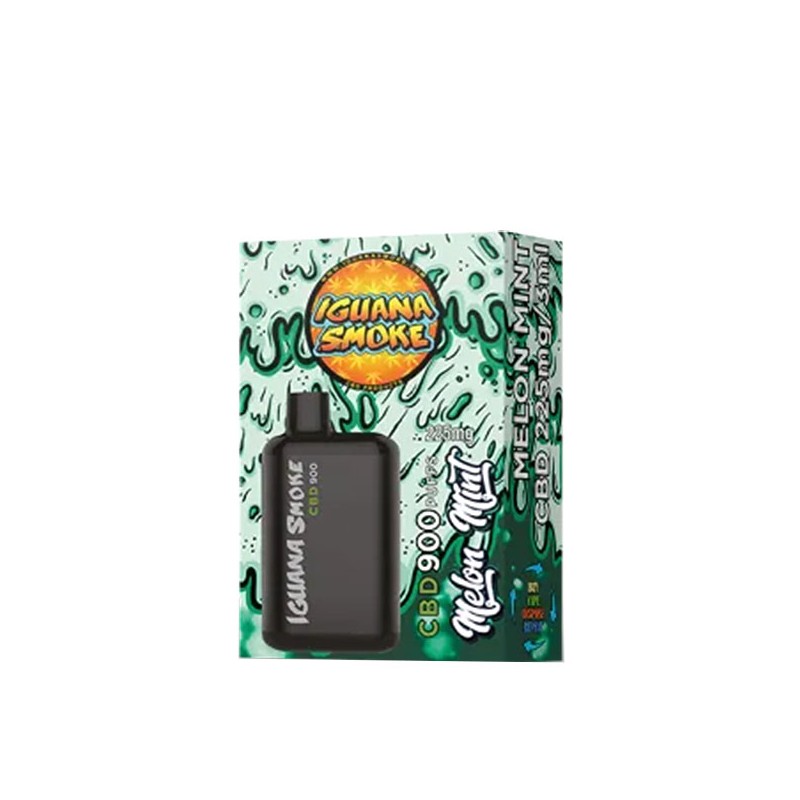Iguana Smoke Vaper de CBD 'Melon Mint' 225mg 900 caladas